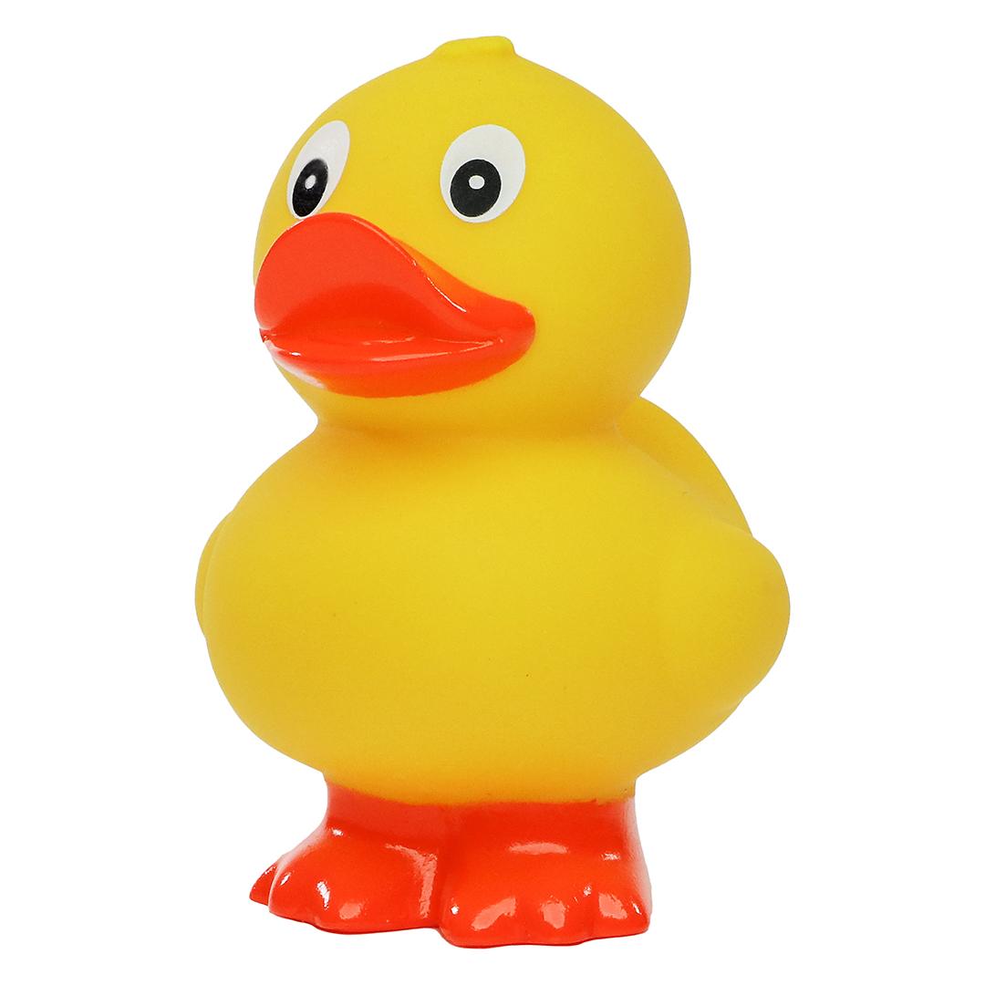 M131172 Yellow/orange - Squeaky duck standing - mbw